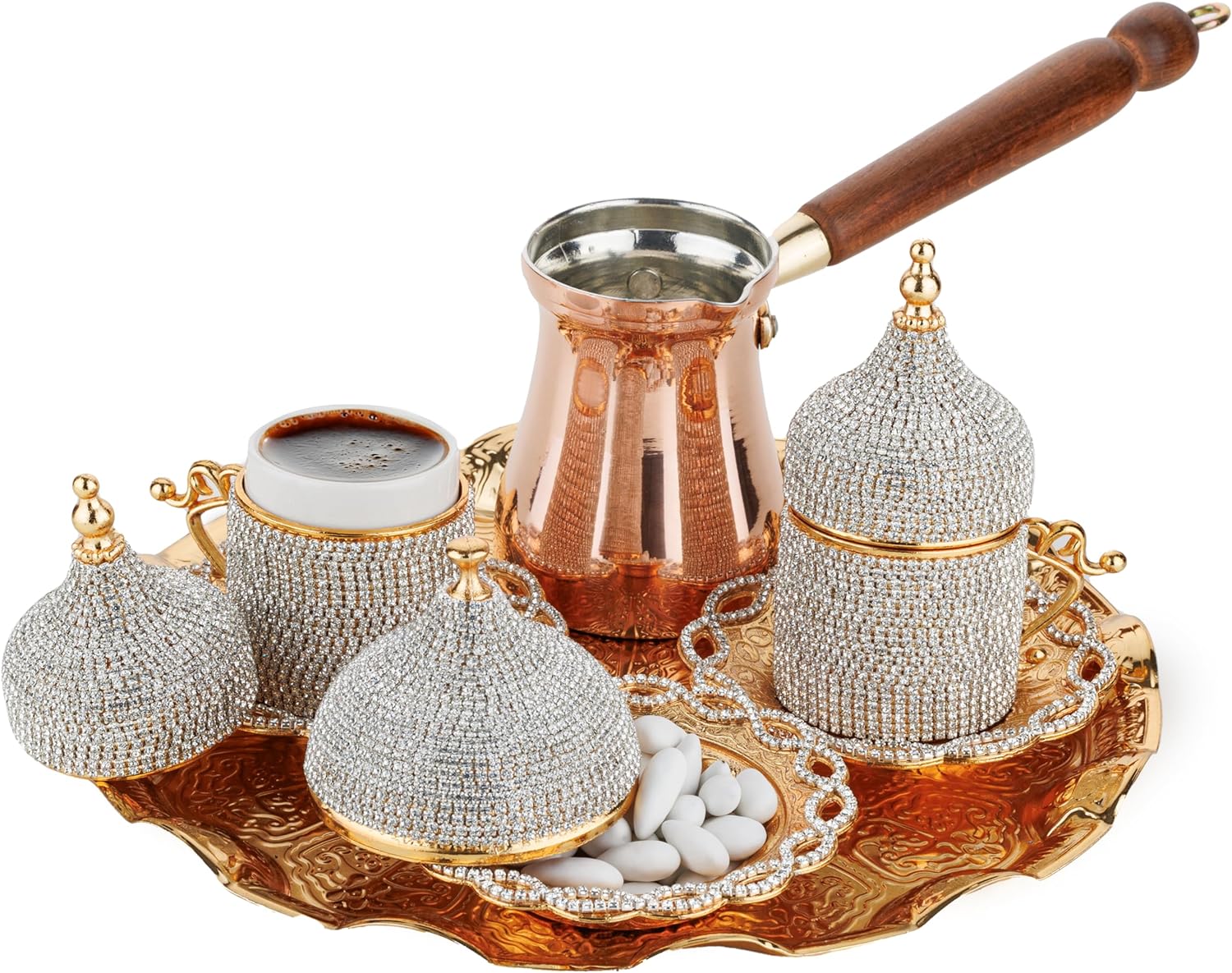 Turkish Coffee Making and Serving Full Set 
